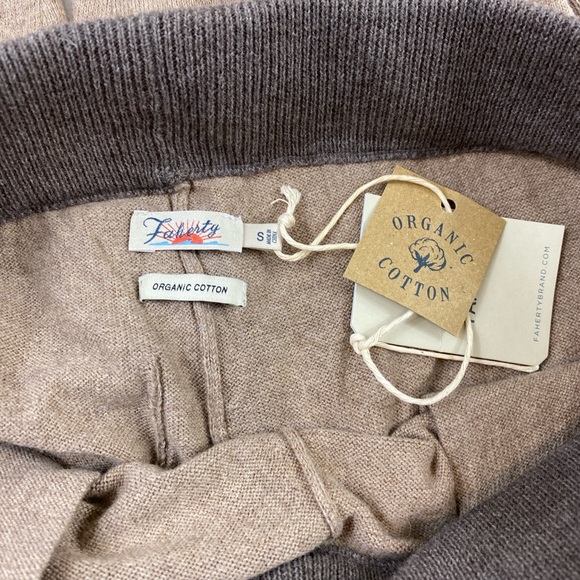Faherty Women’s Surf Organic Cotton & Cashmere Sweater Joggers Pants Sz S - Picture 10 of 15